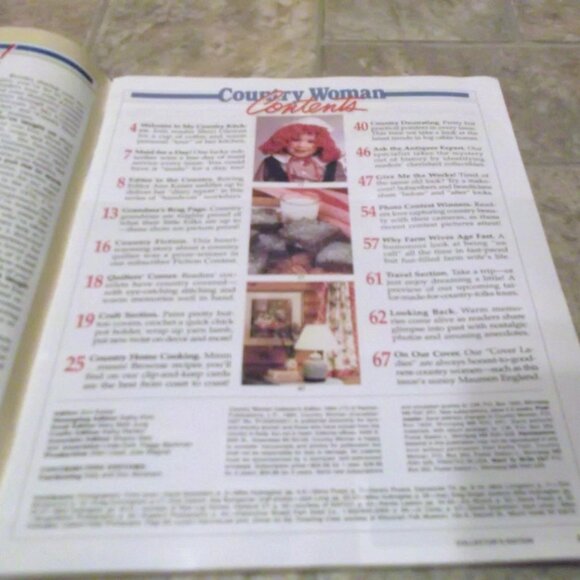 2/$35 Country Woman Magazine Collectors Edition 1994 Crafts Recipes Home Cooking - Picture 2 of 5